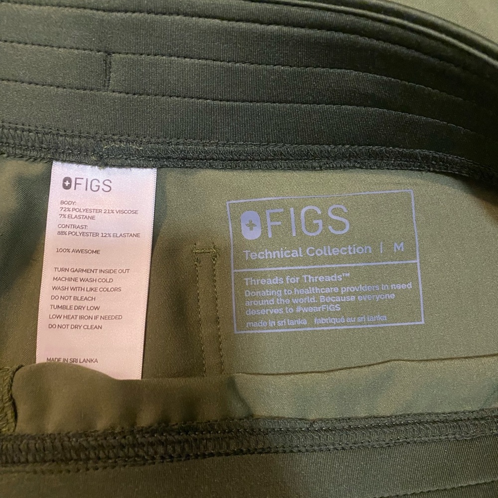 Army Green Figs Livingston Pants